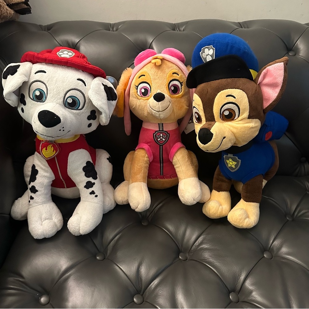 Paw Patrol Plush Toy Set - Marshall, Skye, and Chase